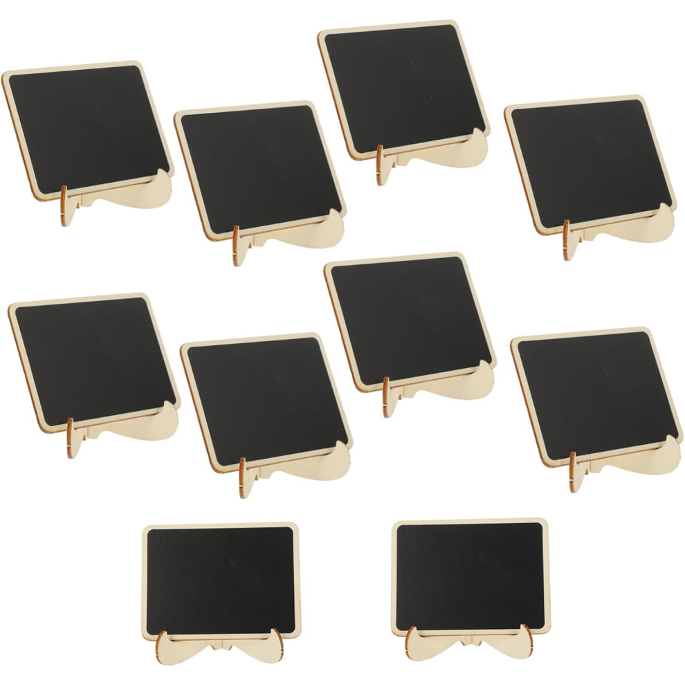 Lot de 10 mini tableaux noirs décoratifs pour menus, pour salle à manger, café