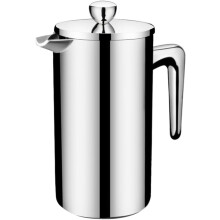 Théière filtrante à café en acier inoxydable 304, 1 000 ml, résistante à la chaleur, facile à nettoyer, passoire à thé, lait, jus