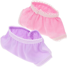 Accessoires pour bébé pour poupées Ensemble de sous-vêtements pour poupées 10 pièces Accessoires pour sous-vêtements pour poupées