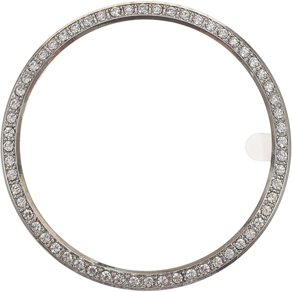 Lunette de montre glamour en diamant, accessoire pour montre 3 41 mm, argent
