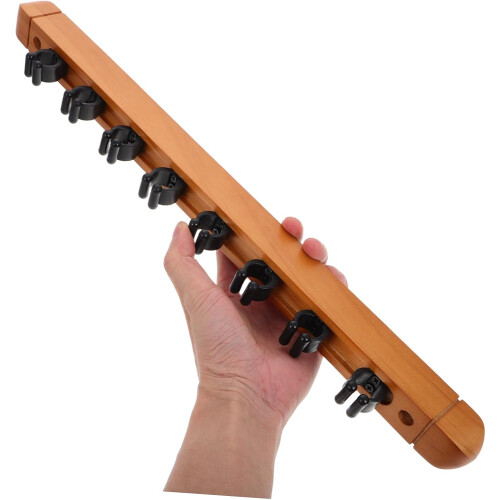 Support de queue de billard en bois, support de rangement mural pour billard de table 2