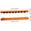 Support de queue de billard en bois, support de rangement mural pour billard de table 2