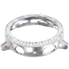 Protection d'écran pour montre, 2 coques antichoc argentées, protection complète pour montre