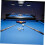 Pont de queue de billard Construction robuste en alliage de zinc Taille réglable pour les longueurs de queue 4