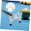 Pont de queue de billard Construction robuste en alliage de zinc Taille réglable pour les longueurs de queue 8