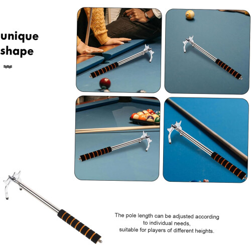 Pont de billard réglable en hauteur, accessoire pour queue de billard, support de queue de billard en métal 2