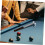 Pont de billard réglable en hauteur, accessoire pour queue de billard, support de queue de billard en métal 5