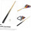 Queue de billard courte en bois pour enfants 6