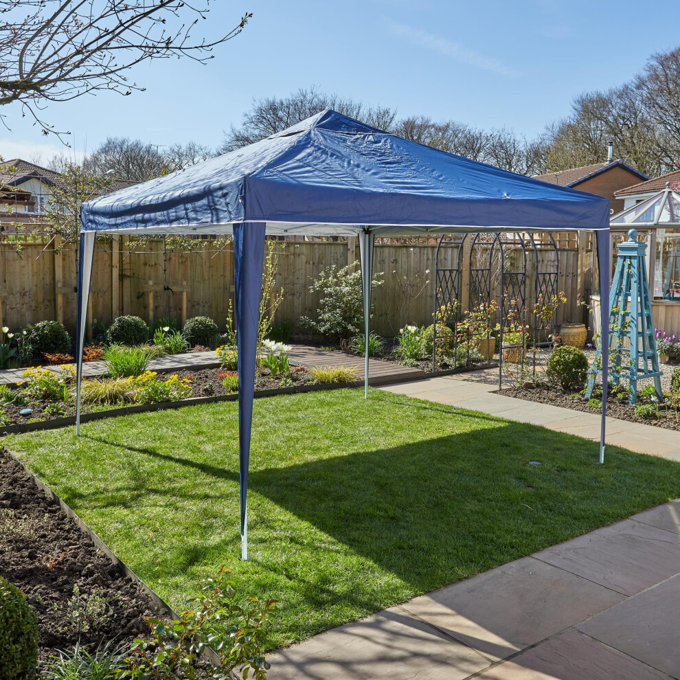 Pop Up Gazebo 3mx3m Outdoor Garden Marquee Canopy Tent With Carry Bag