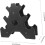 Petit support de rangement pour haltères, support pour haltères, pour usage domestique 2