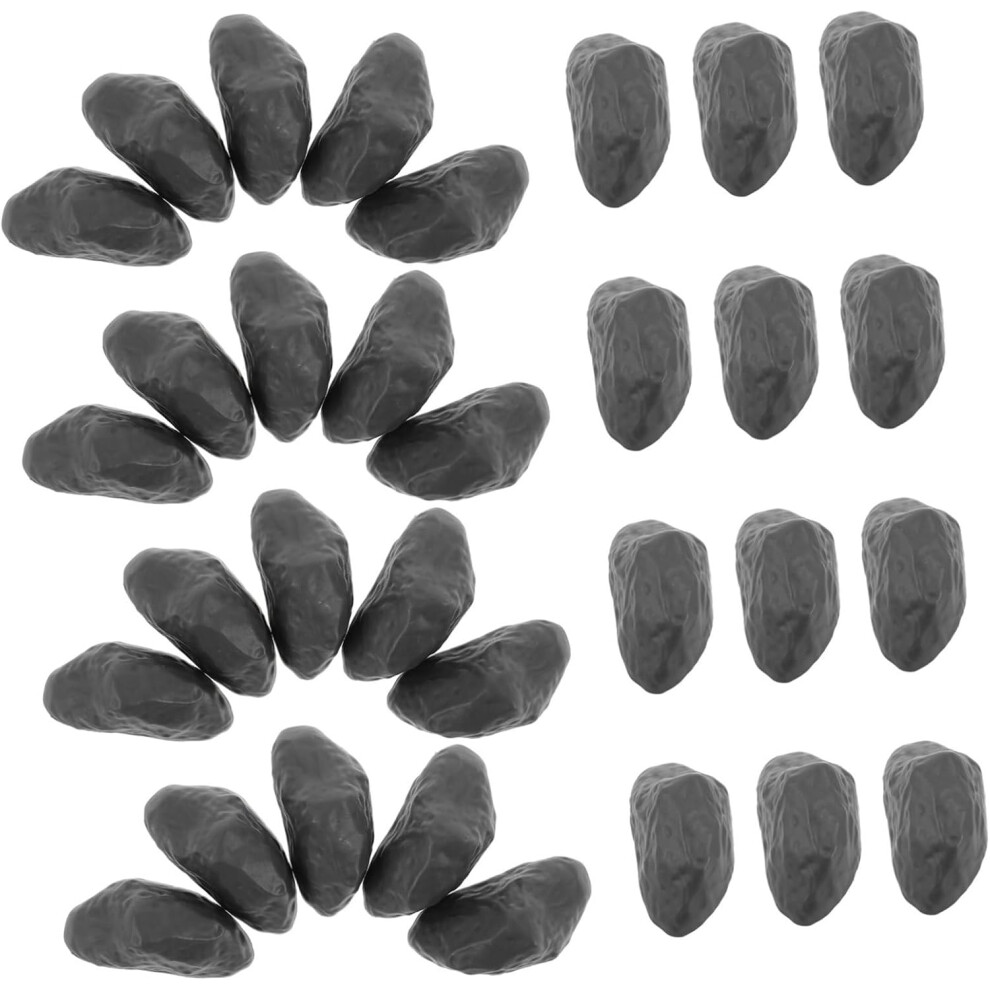 Lot de 50 pierres de jardin miniatures, authentiques, pour dioramas, terrariums, jouets, fournitures d'artisanat