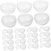 Lot de 50 capsules rondes vides pour distributeur automatique de chewing-gum