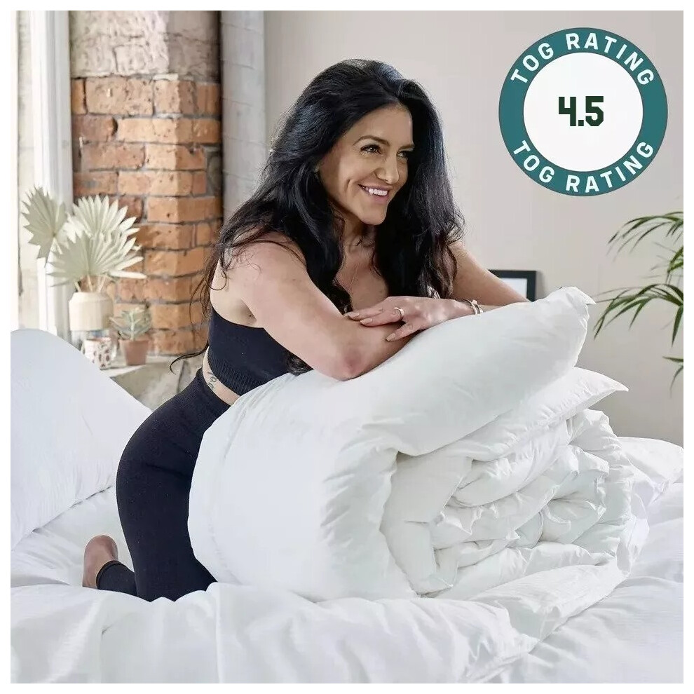 (4.5 Tog Double) Summer Lightweight Duvet Quilt 4.5 Tog All Size Duvet