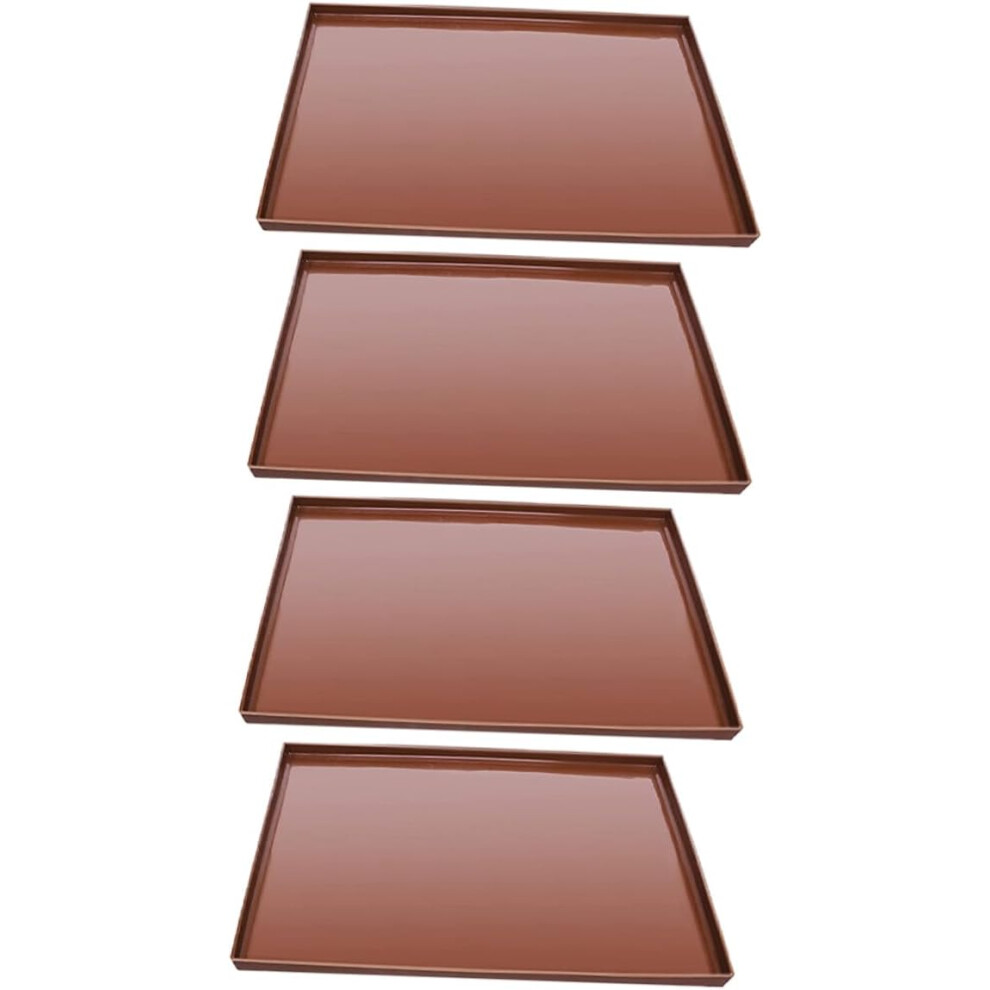 Lot de 4 coussinets en silicone pour friteuse à air, gadgets, poêle, séchoir, déshydrateur, rond