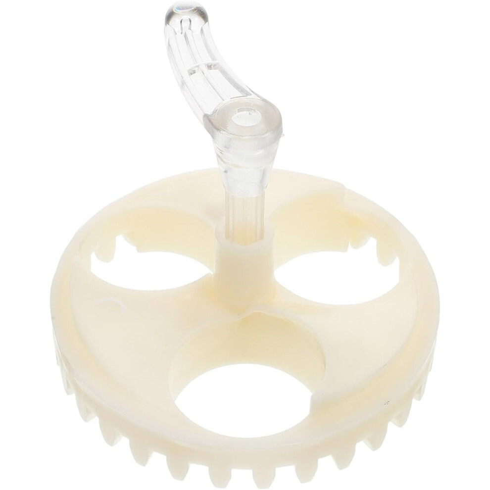 Plaque de levier de machine, distributeur de bonbons, distributeur de bonbons, pièces de machine à boules de gomme, plastique blanc