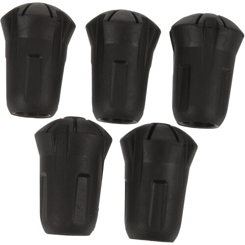 Lot de 5 embouts antidérapants pour bâtons de marche