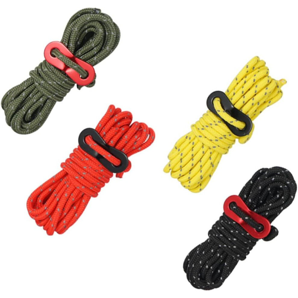 Corde réfléchissante pour tente de camping, couleur aléatoire
