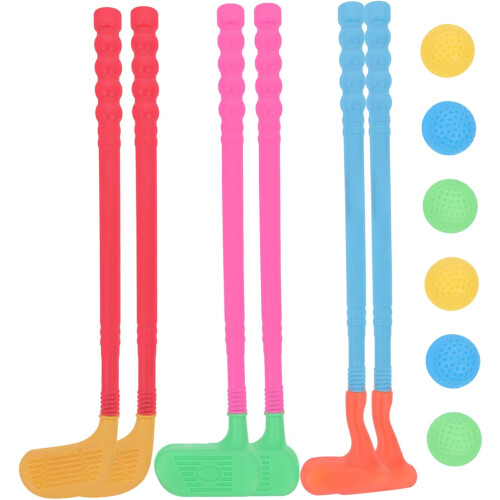 Lot de 2 clubs de golf réglables et câlins