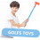 Lot de 2 clubs de golf réglables et câlins 7
