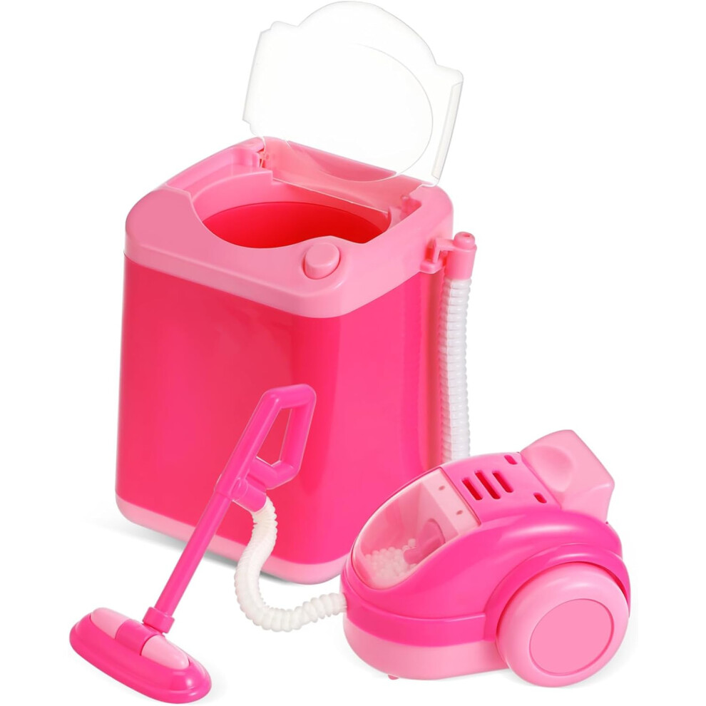 1 ensemble de mini-cuisine, appareils de cuisine, fournitures de nettoyage pour maison de poupée