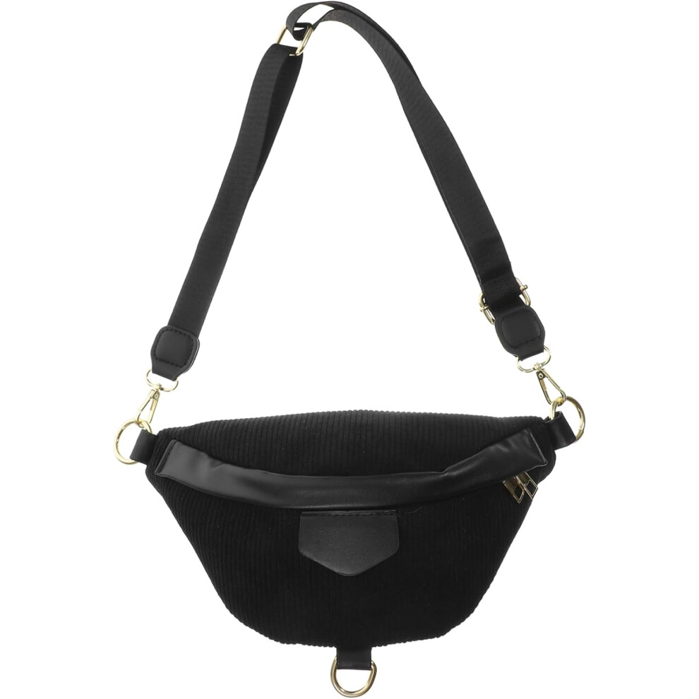 Pochette tissée, sac portable, sac de poitrine, ceinture antivol, sac banane pour femme, pochette de taille