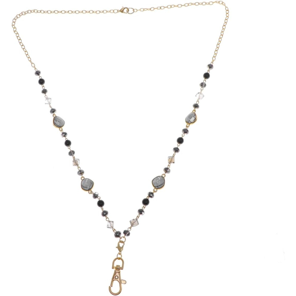 Collier d'identification robuste, cordon pour téléphone portable, cordon pour badges, fermoir pendentif tendance, facile à porter