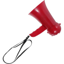 Mégaphone portable avec enregistrement, haut-parleur portable pour le sport, le cheerleading, mégaphone à piles
