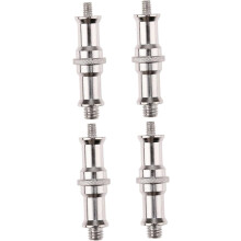 Adaptateur de vis fileté 1/4 à 3/8 pour pied d'éclairage, adaptateur de griffe porte-accessoire standard, 4 pièces