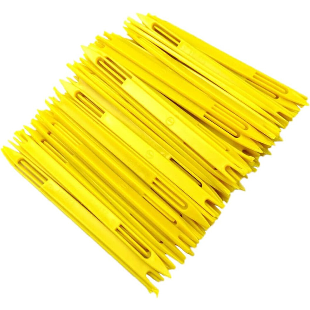 Aiguilles à filet, 40 pièces, navettes de réparation de filets, navettes de tissage en plastique pour filets de pêche, tailles 1 à 4