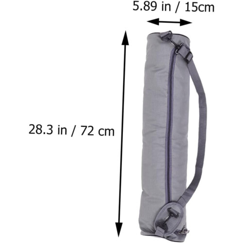 Sac de yoga en toile avec fermeture éclair intégrale 1