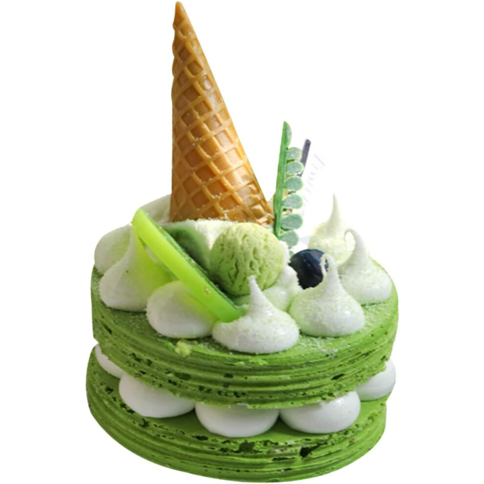 Simulation de gâteaux, bonbons, décorations de gâteaux d'anniversaire, figurines de fées