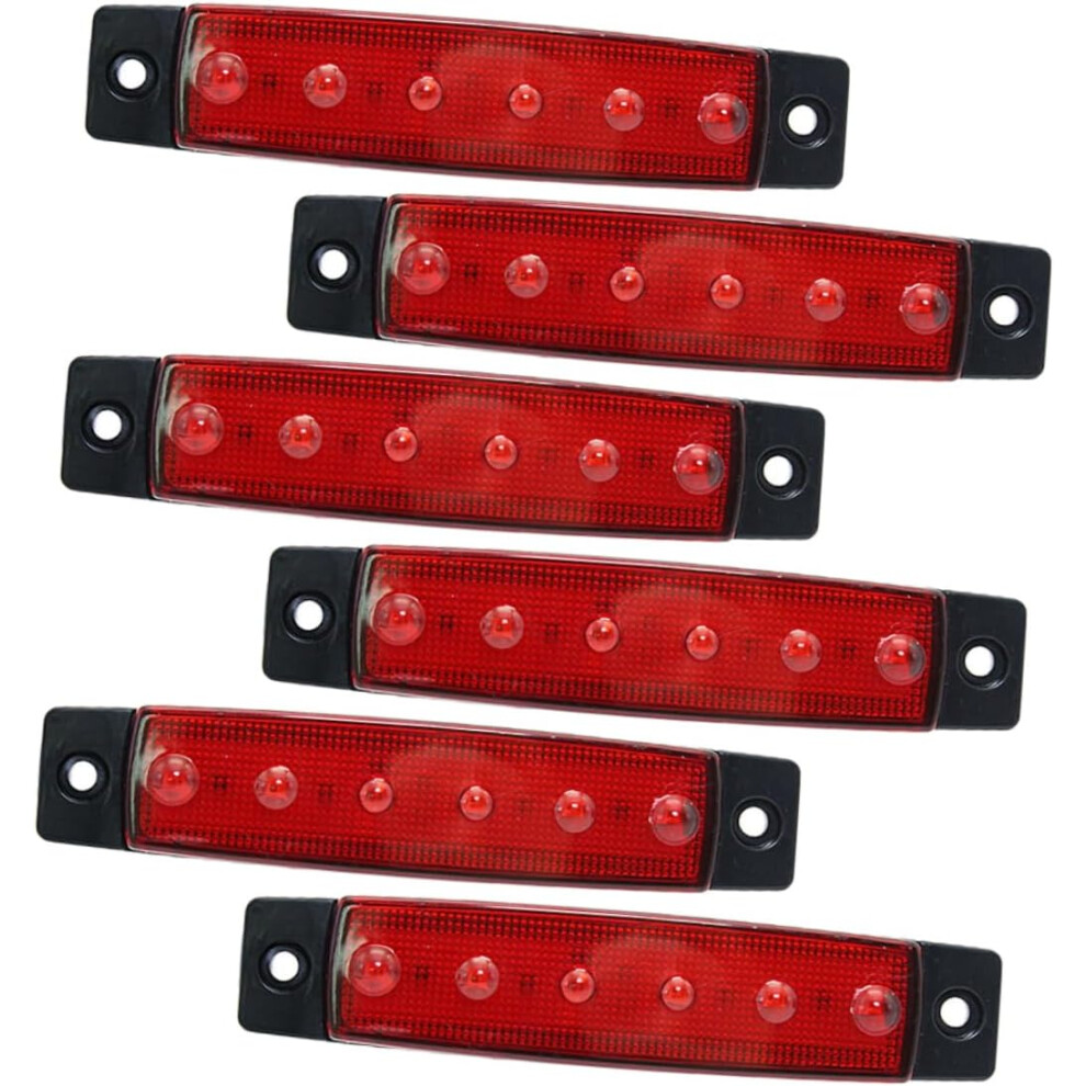 Lot de 6 feux de signalisation étanches à LED pour bateaux, feux de poupe à LED pour la navigation et les accessoires de bateau