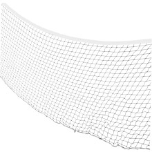 Filet de badminton pour sports de jardin, portable et pliable, 6,1 m, noir