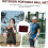 Filet de badminton de plage portable et d'extérieur, léger et compact, avec maille durable 8