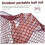 Filet de badminton de plage portable et d'extérieur, léger et compact, avec maille durable 2
