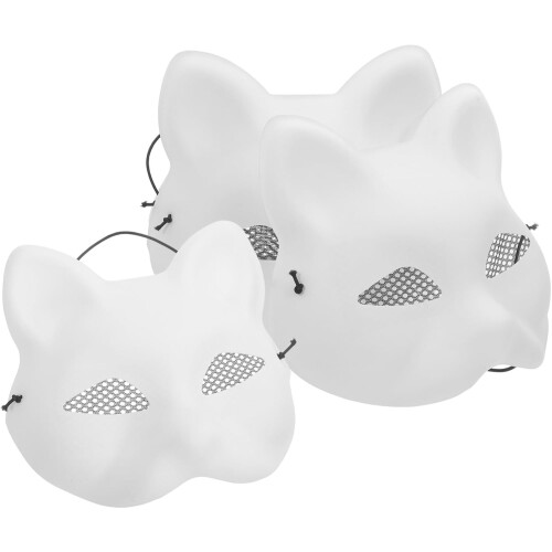 Toyvian Masques de Carnaval Blancs Papier, Lot de 40 Masques à Peindre Papier Mâché Vénitien Vierge Décorer Kit Loisirs Créatifs Enfants Adultes pour Anniversaire Cosplay Halloween Mardi Gras