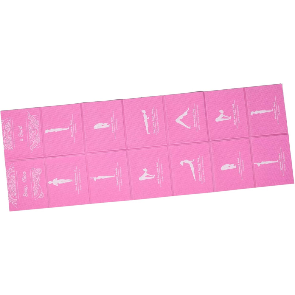 Tapis de gymnastique pliable et durable en TPE pour exercices d'aérobic