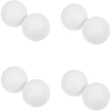 Balles d'entraînement de golf, lot de 10 balles de sport légères à double couche, balles de golf à rayures, accessoires d'entraînement