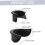 Lot de 6 protections de poche de billard remplaçables et durables 2