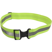 Ceinture de sécurité réfléchissante, vert fluorescent, bande élastique réfléchissante pour le cyclisme et le travail, style aléatoire