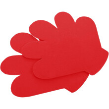 Gants à cinq doigts, décorations pour filles, mini guirlande de porte d'entrée, fournitures d'encouragement, gants