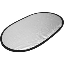 Accessoires de photographie 60x90cm Réflecteur blanc argenté pour la photographie en studio et en extérieur
