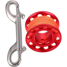 Bobine de plongée, ligne de plongée, clips de plongée, ligne de plongée, accessoires de plein air, outils de plongée, ligne de plongée