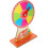 1 jeu de roulette à roulettes Fortune, jeu de roulette rotative pour le carnaval 1