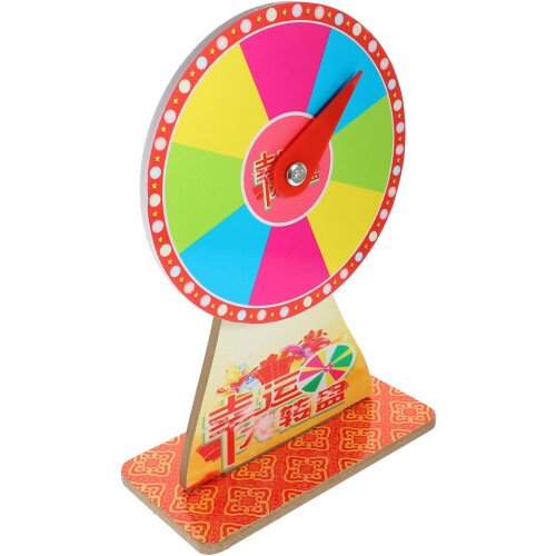 1 jeu de roulette à roulettes Fortune, jeu de roulette rotative pour le carnaval