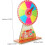 1 jeu de roulette à roulettes Fortune, jeu de roulette rotative pour le carnaval 2
