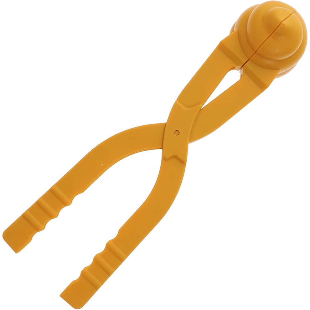Pince à boules de neige pour enfants, jouet pour bataille de boules de neige en hiver, jouet portable en forme de crotte, couleur aléatoire