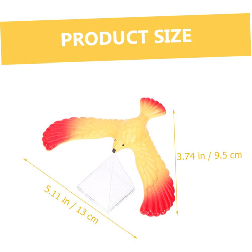 Lot de 8 oiseaux d'équilibre en plastique coloré 1