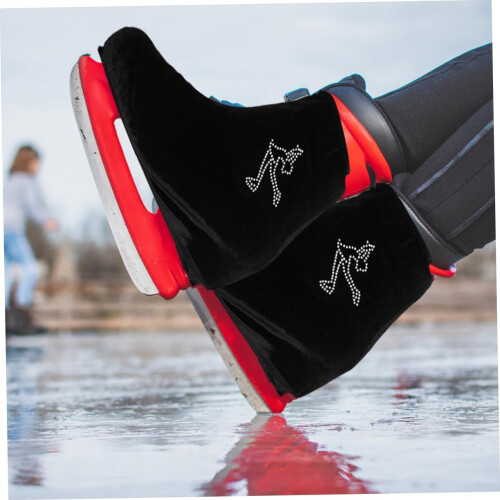 1 paire de protège-patins élastiques pour patins à glace 2