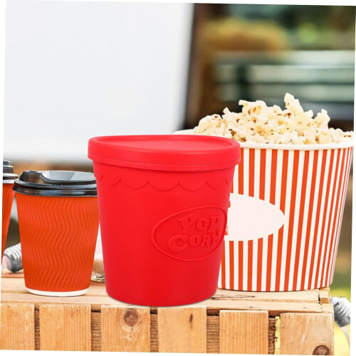 Seau à pop-corn en silicone réutilisable Seau à pop-corn pour bonbons 1
